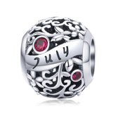 July birthstone charm